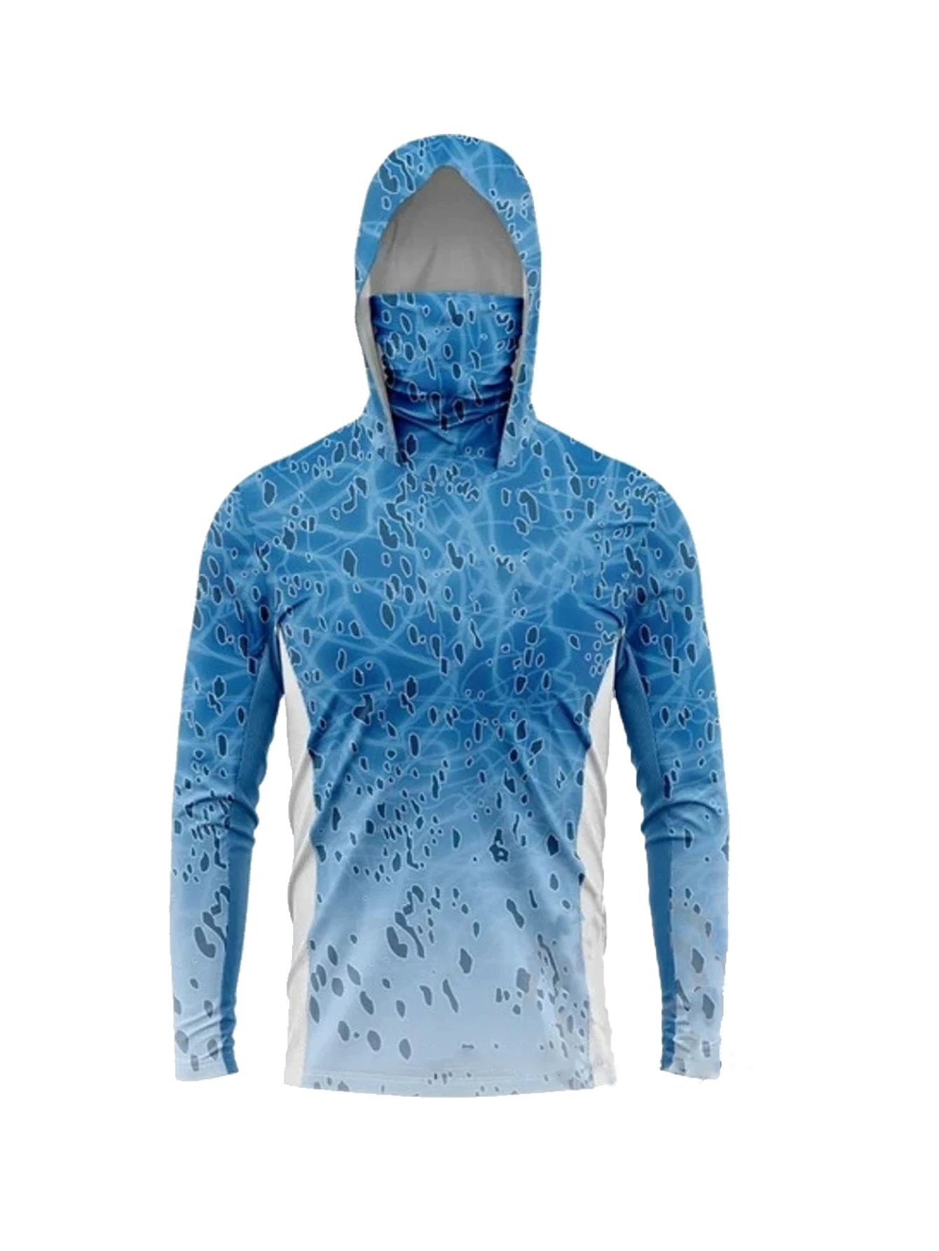 Fishing Mask Sun Protection - Heren Lange Mouw Visserij Hoodie Masker