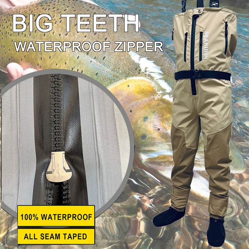 Zip-front Ademende Stout Borst - Fishing Waders recensie en prijs
