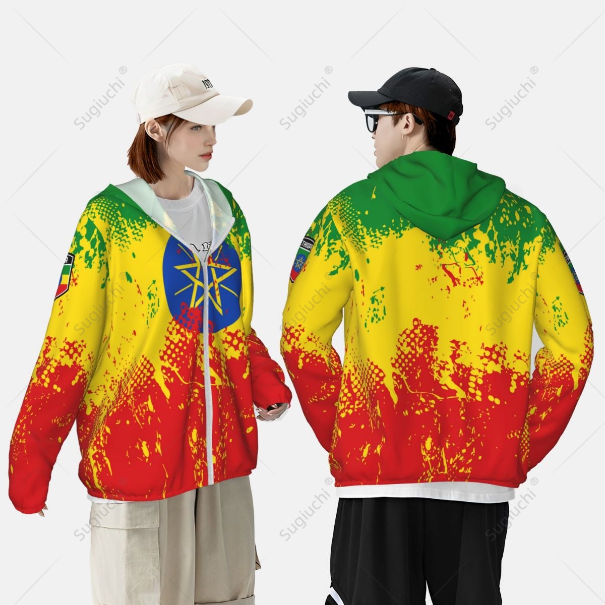 Ethiopië Vlag Zonbescherming H - Fishing Hoodie recensie en prijs