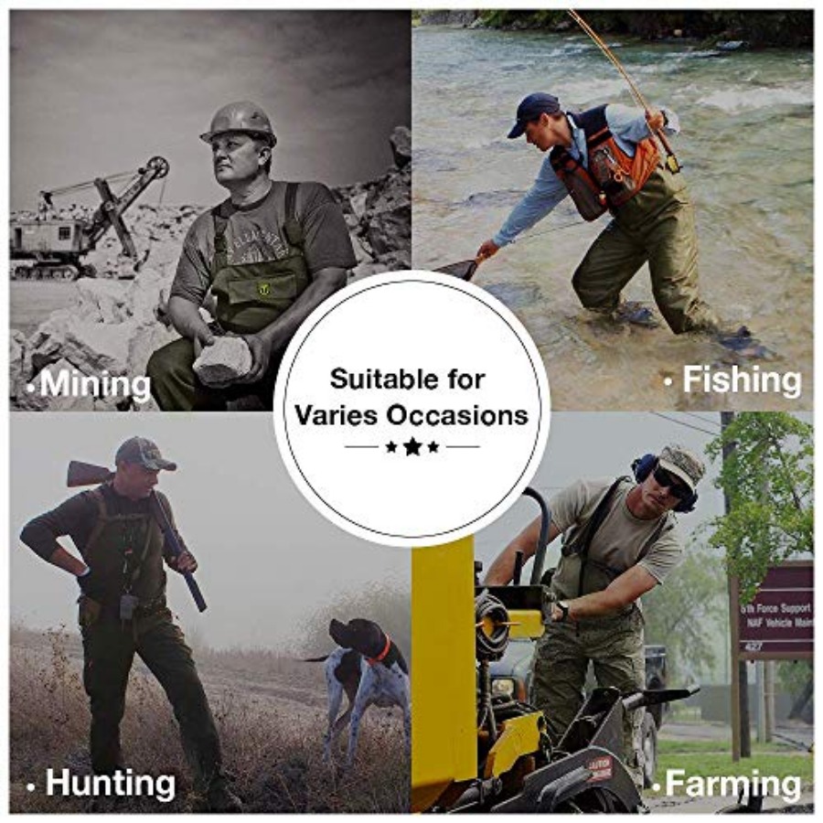 Waders met laarzen, 2-laags ny - Fishing Waders recensie en prijs