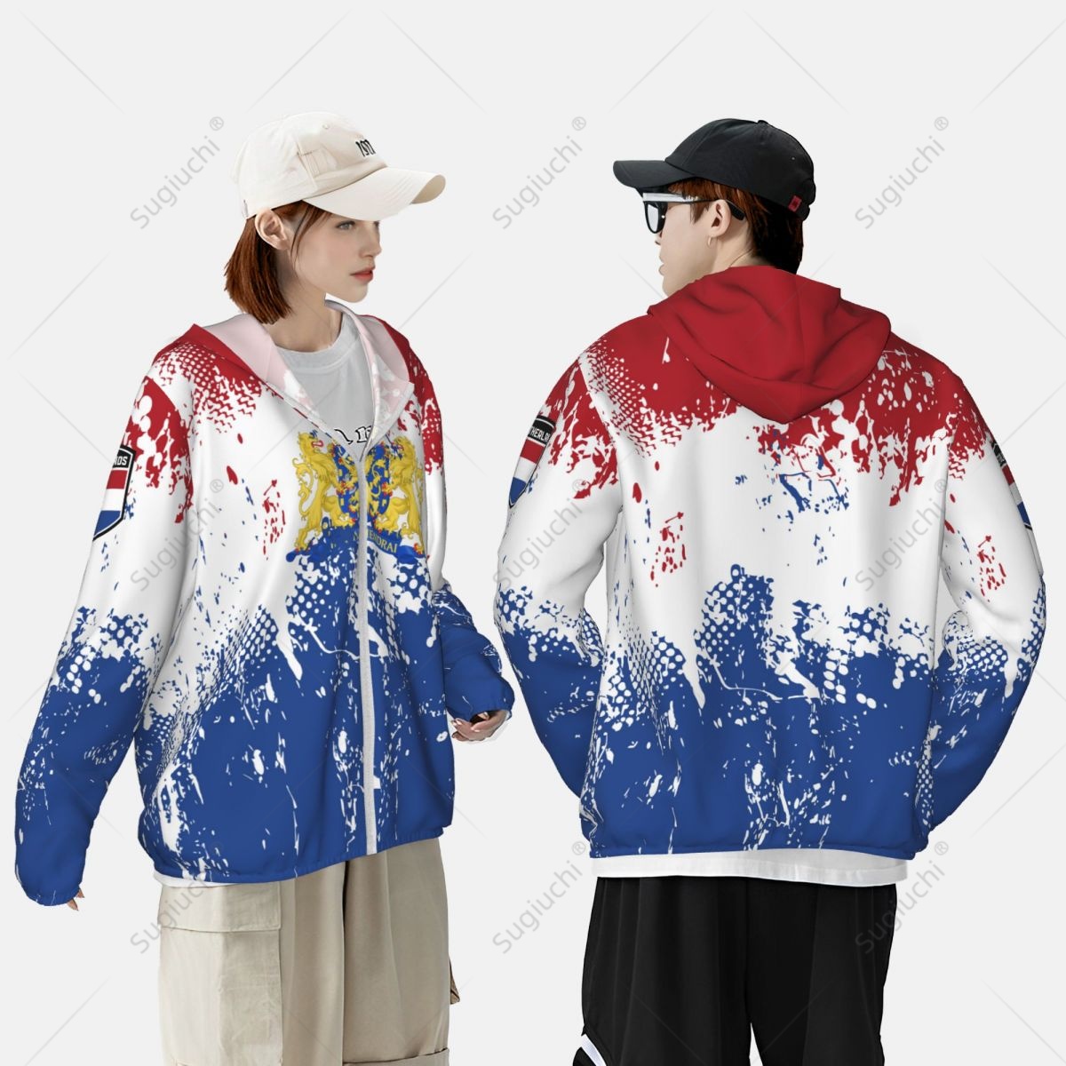 Nederlandse vlag Zonbeschermen - Fishing Hoodie recensie en prijs