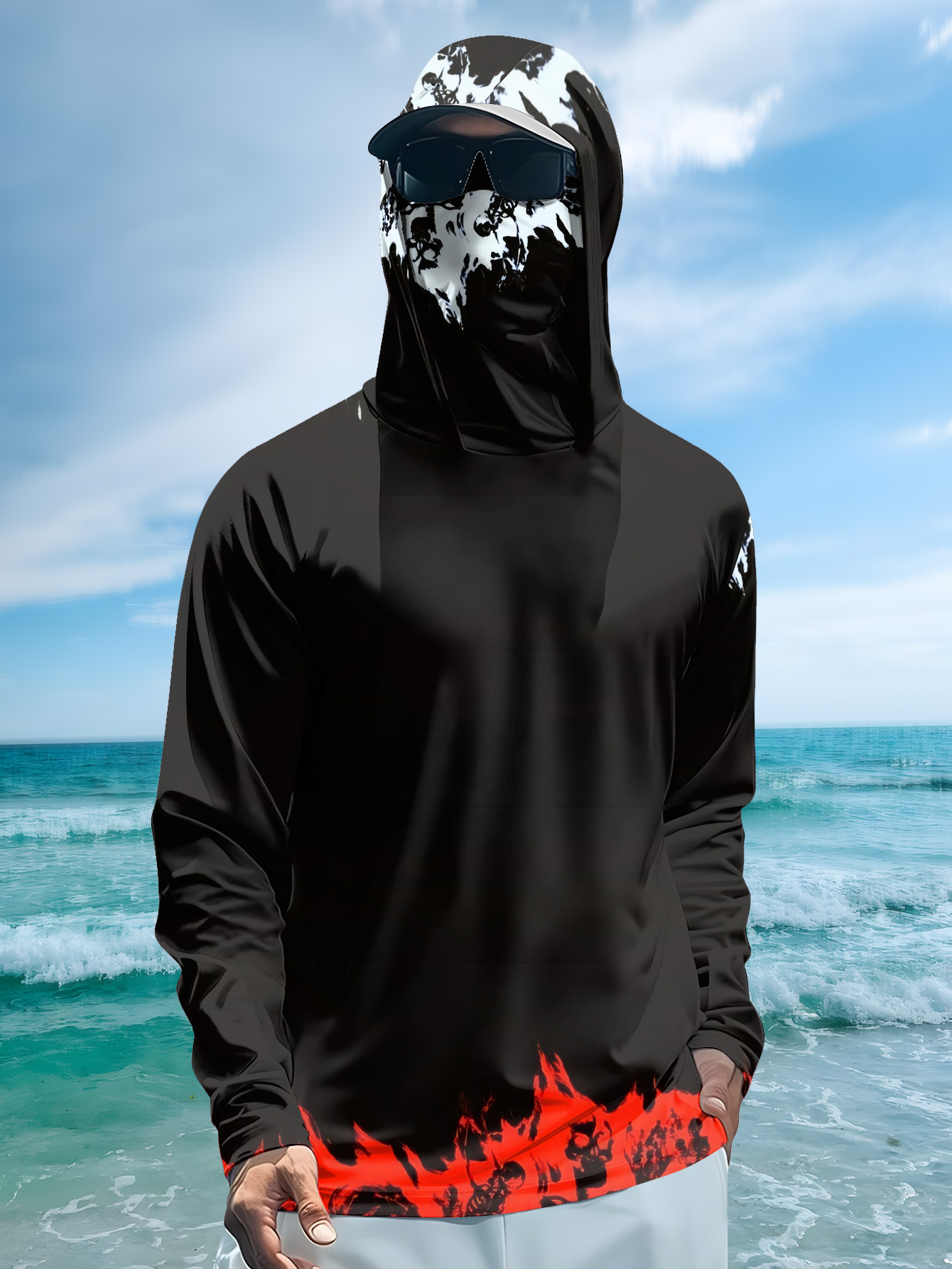 Heren Hood Fishing Shirt met l - Fishing Hoodie recensie en prijs