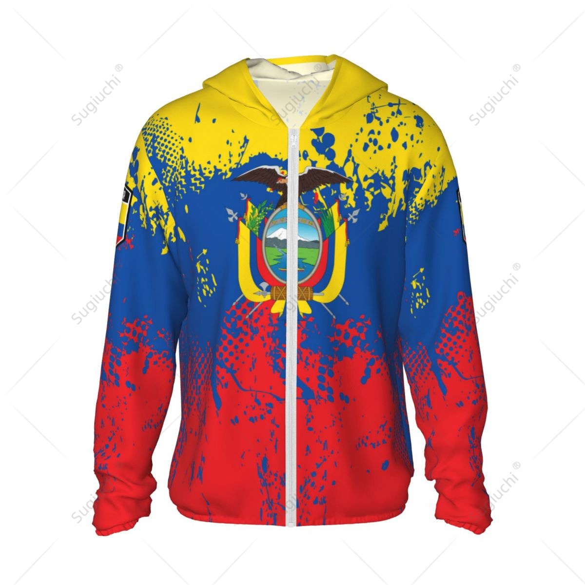 Ecuador Vlag Zonbeschermende h - Fishing Hoodie recensie en prijs
