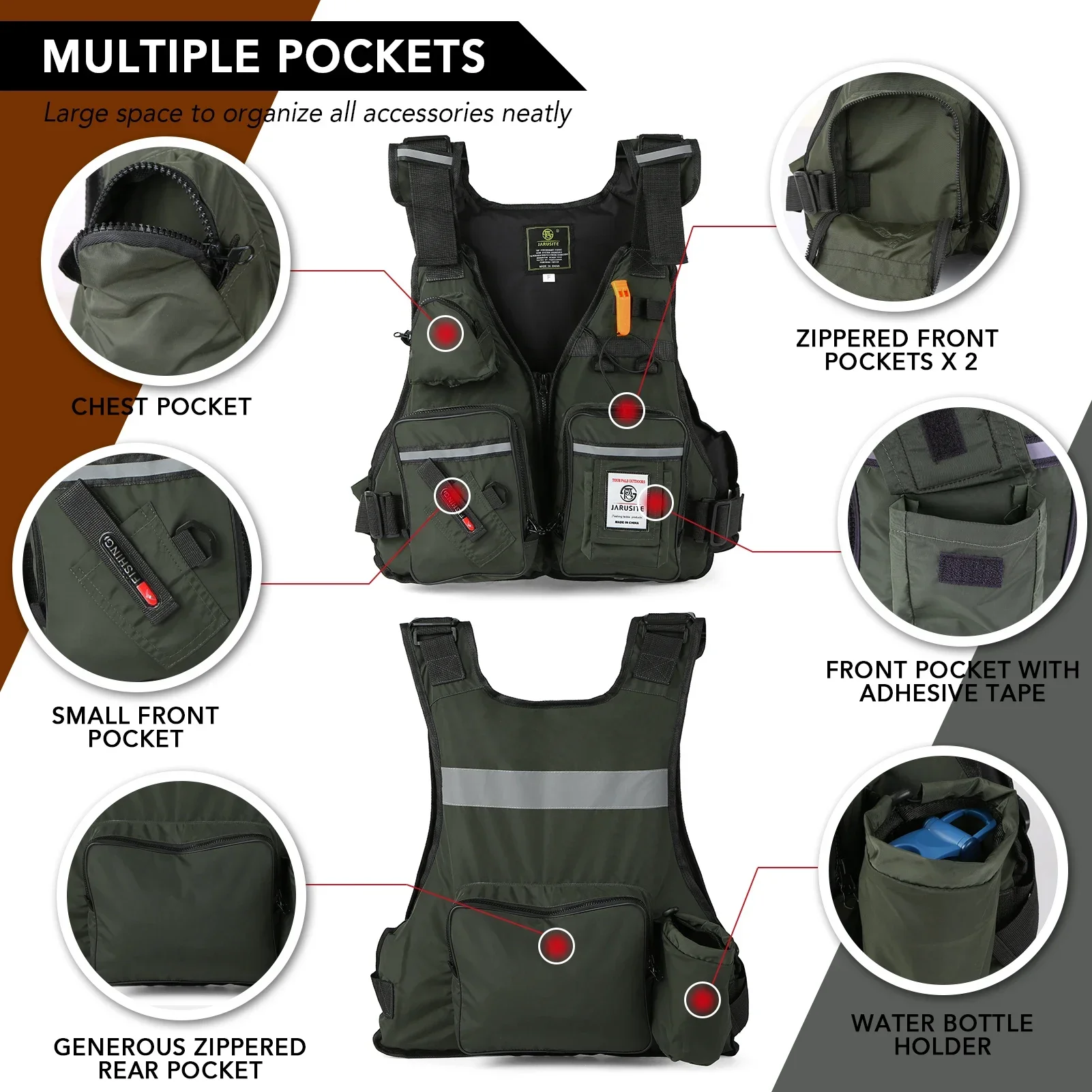 2026 Volwassenen Lure Life Jac - Fishing Jacket Waterproof recensie en prijs