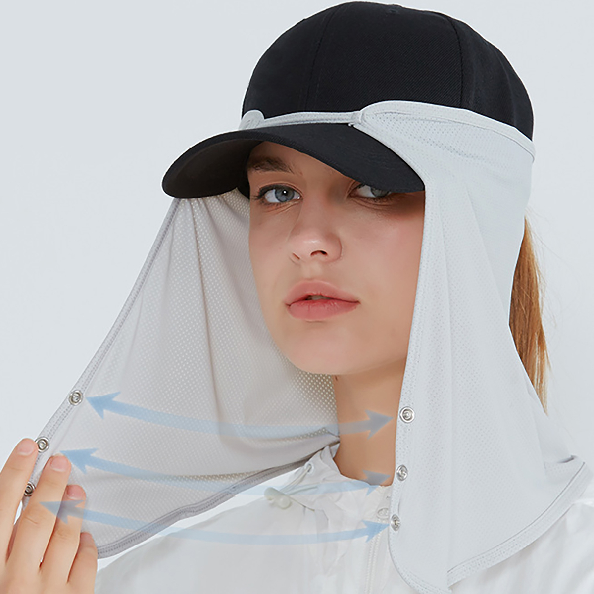 Snel drogende vismuts met gezi - Fishing Mask Sun Protection recensie en prijs